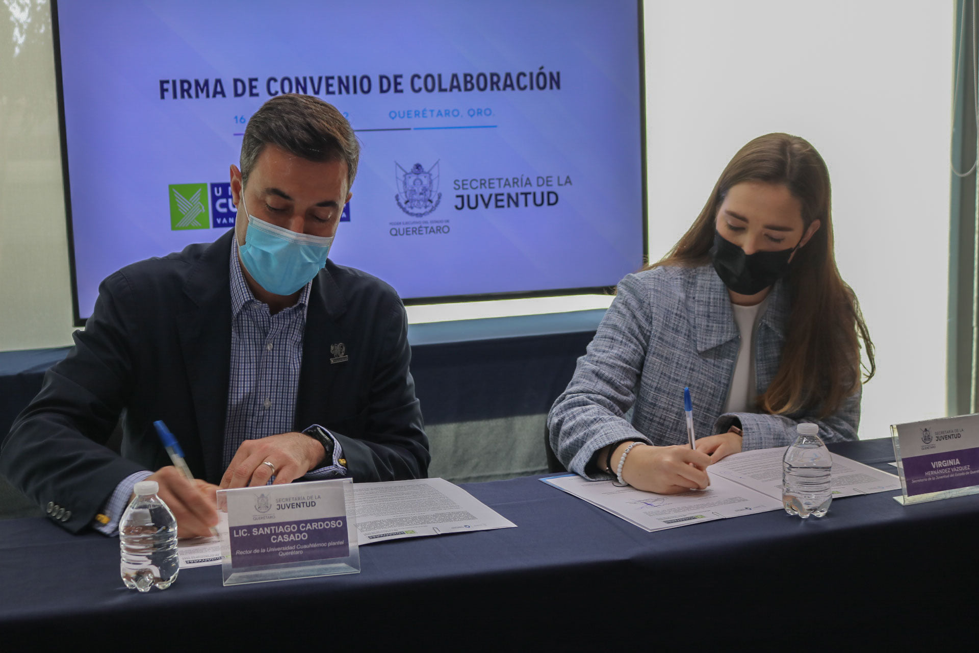 FIRMA DE CONVENIO CON SEJUVE