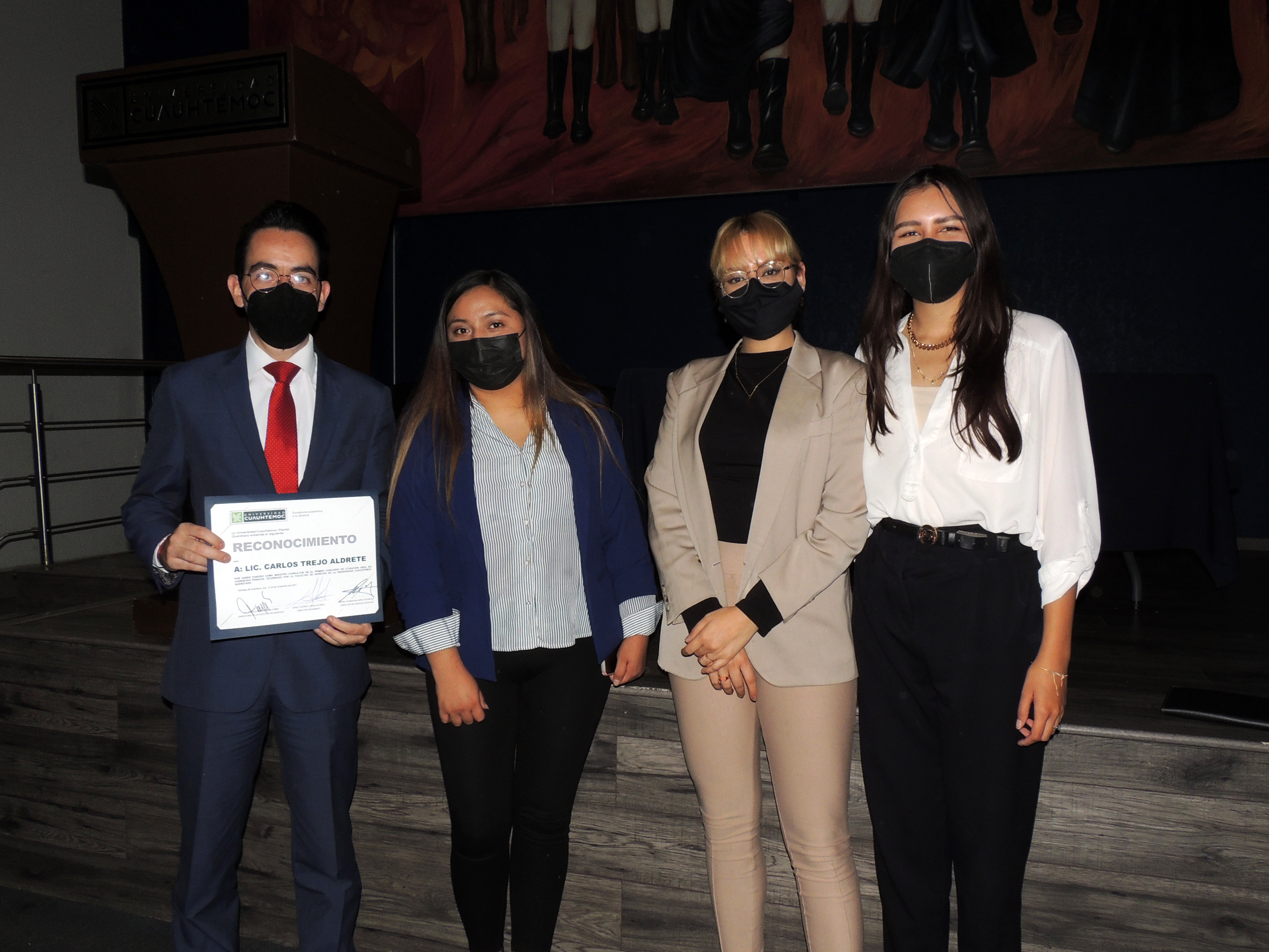 Alumnos de la Licenciatura en Derecho llevan a cabo el primer Concurso de Litigación en Audiencias Penales.