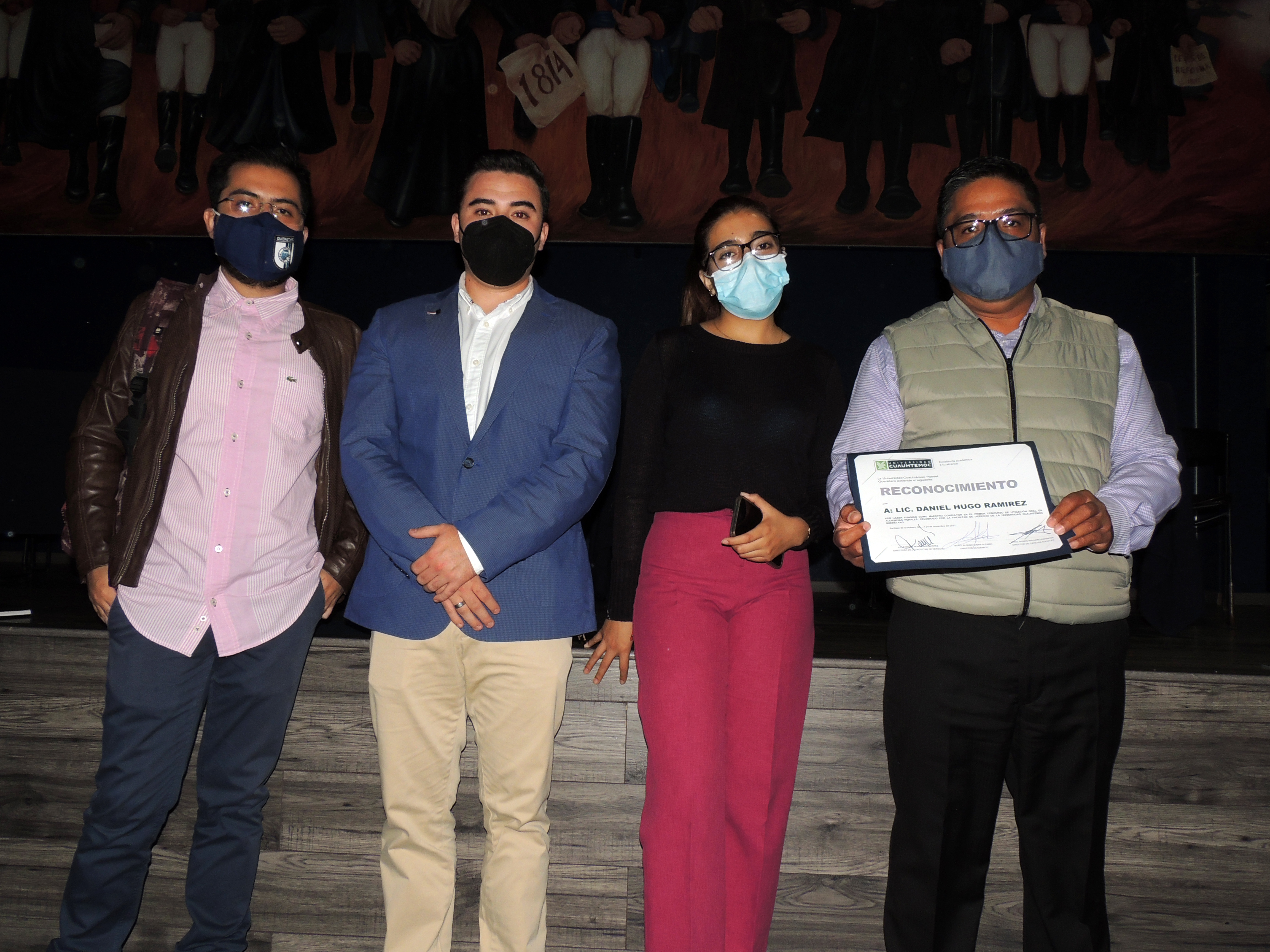 Alumnos de la Licenciatura en Derecho llevan a cabo el primer Concurso de Litigación en Audiencias Penales.