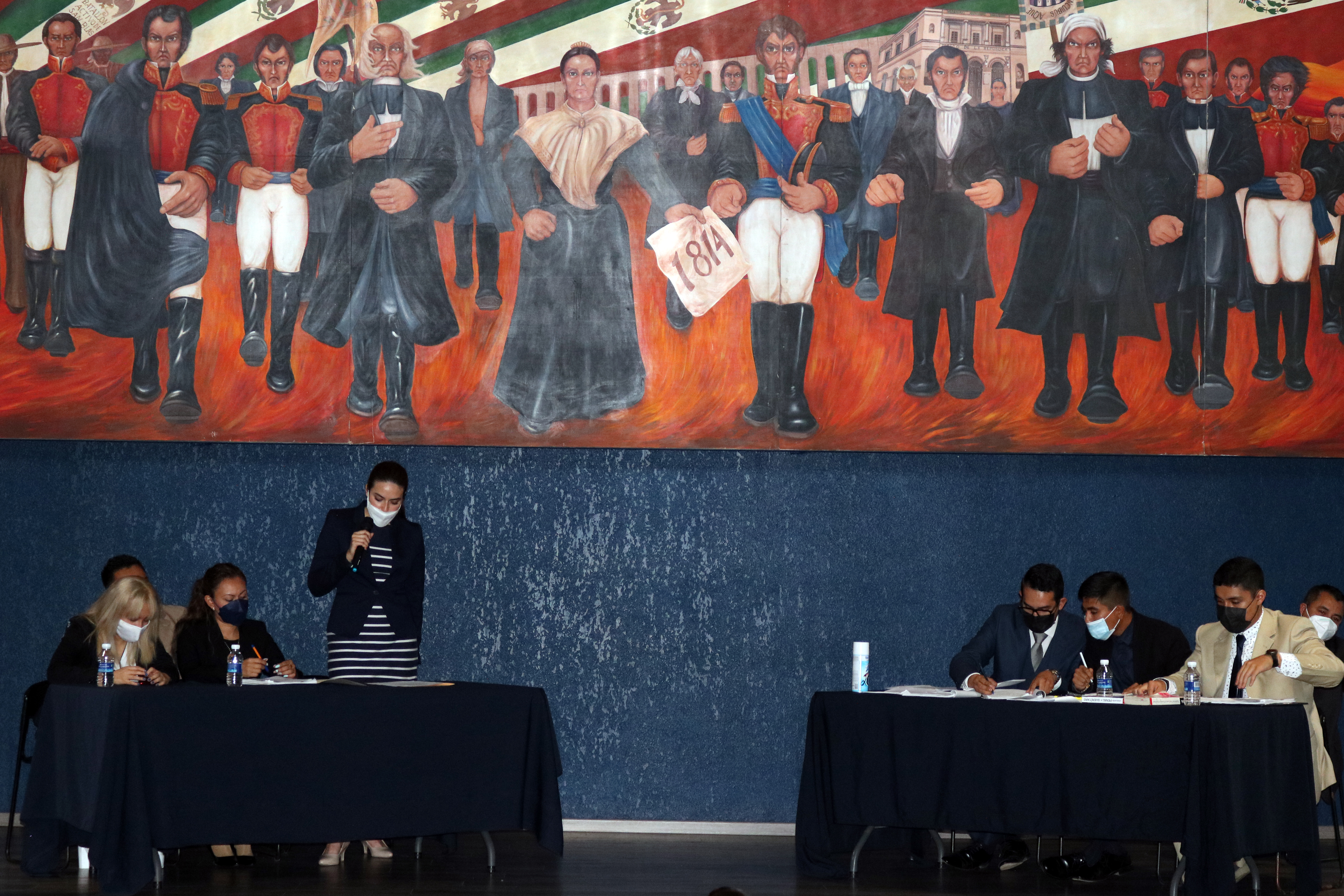 Alumnos de la Licenciatura en Derecho llevan a cabo el primer Concurso de Litigación en Audiencias Penales.