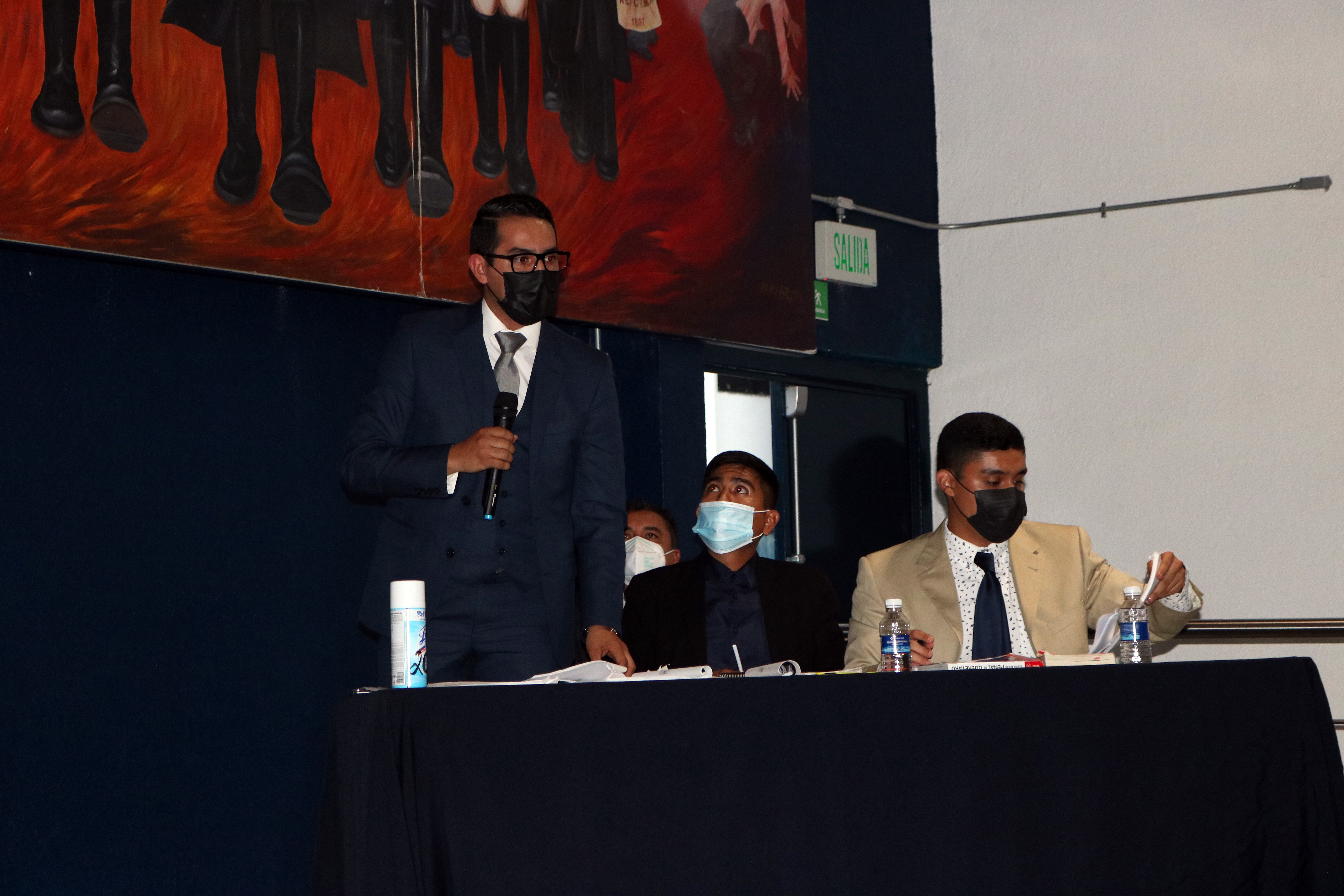 Alumnos de la Licenciatura en Derecho llevan a cabo el primer Concurso de Litigación en Audiencias Penales.