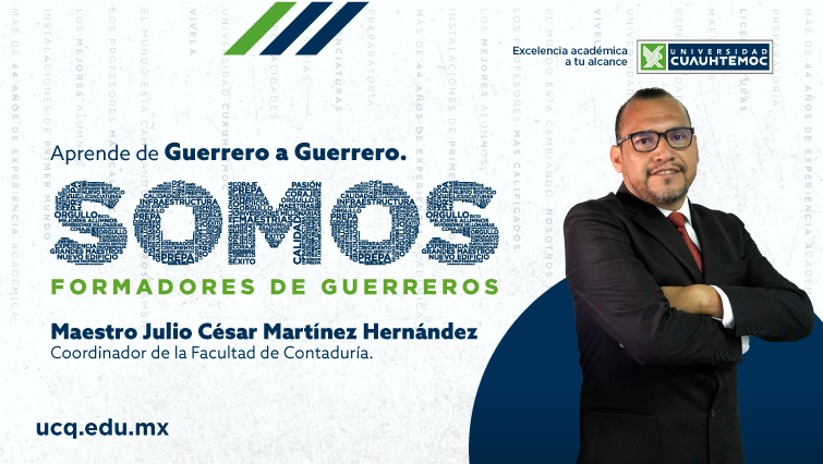 #SomosFormadoresDeGuerreros Conoce al Mtro. Julio César Martínez