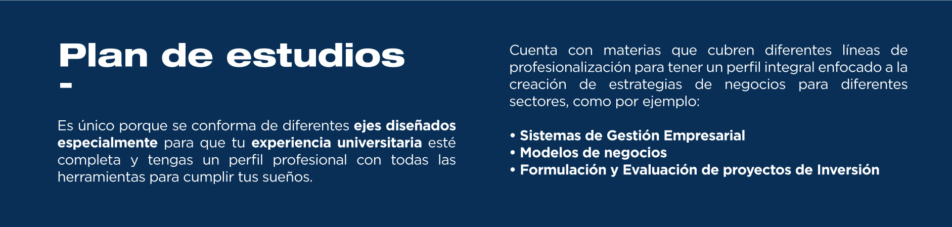 La licenciatura en Gestión Empresarial y Productividad te ofrece el mejor plan de estudios, el cual te capacitará para el éxito en el campo laboral. 