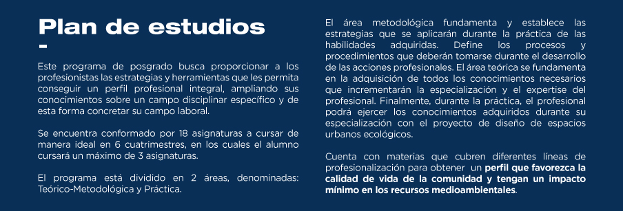 El plan de estudios de la Maestria en Arquitectura Sustentable es innovador, atractivo y completo. ¿Te gustaría conocerlo para conocer mejor este programa?
