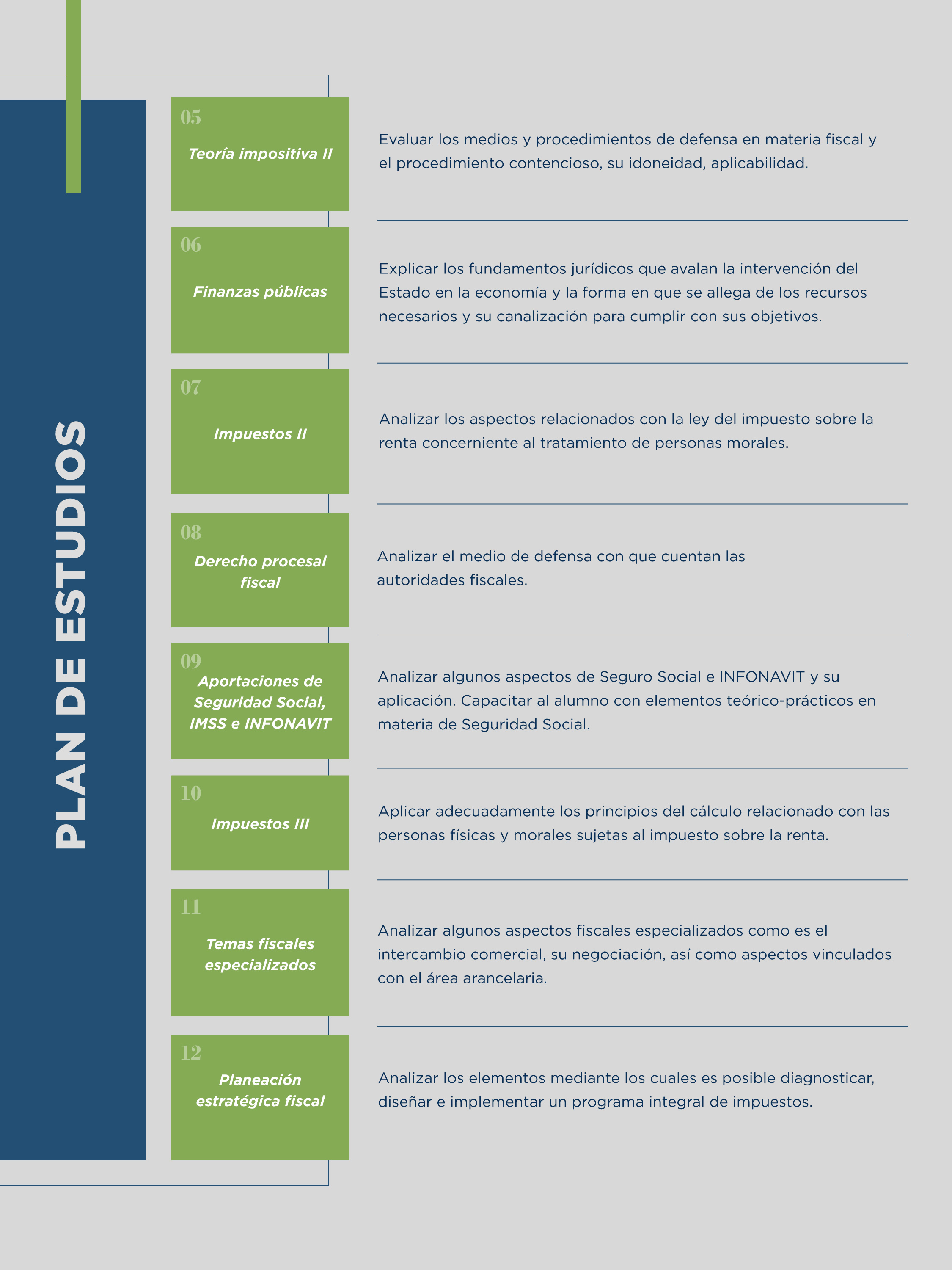 El plan de estudios de la Maestria en Estrategias Fiscales es innovador, atractivo y completo. ¿Te gustaría conocerlo para conocer mejor este programa?