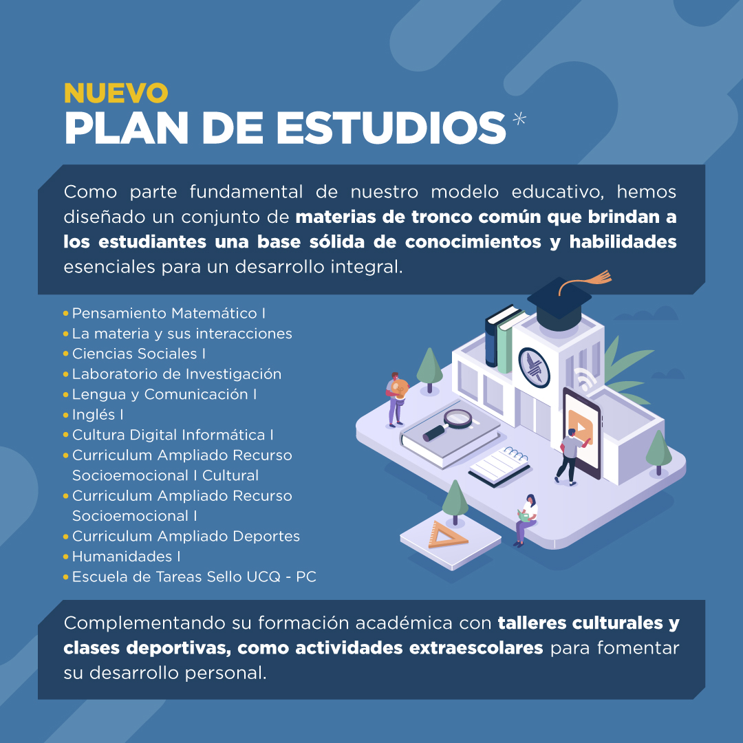 plan de estudio prepa UCQ