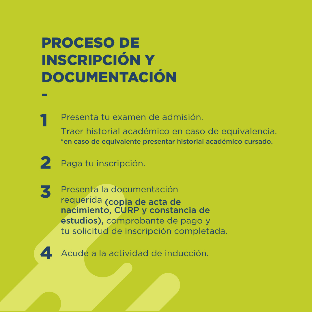 Proceso de inscripción